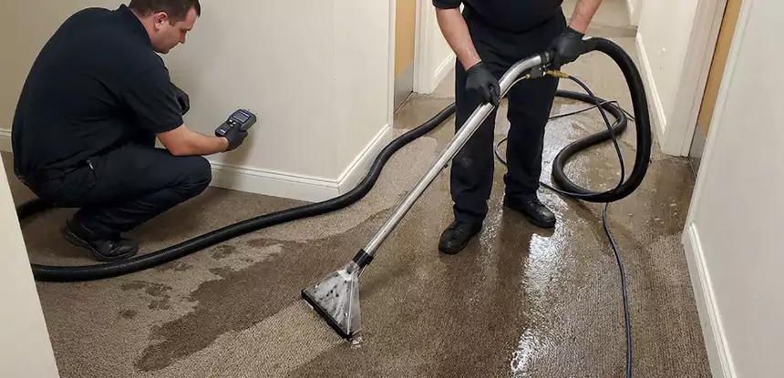 Basement Flooded Carpet Soaked Recovery in Morganton