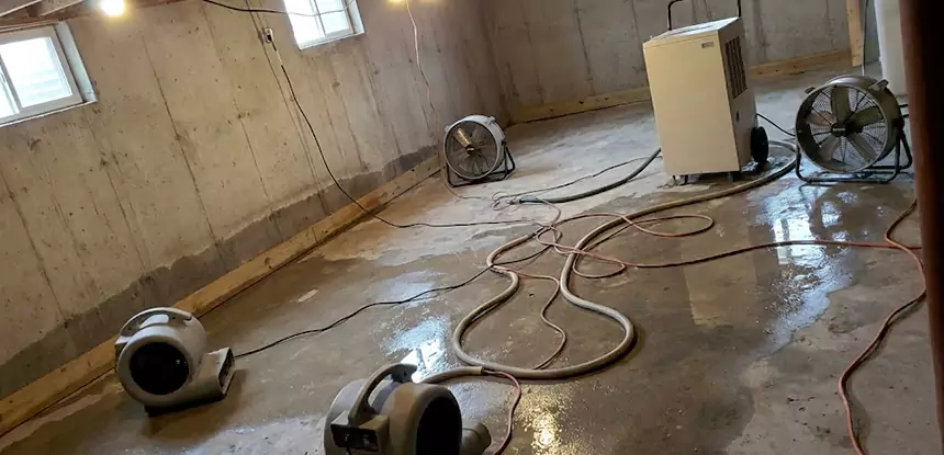 Large-Scale Water Damage Cleanup in Morganton